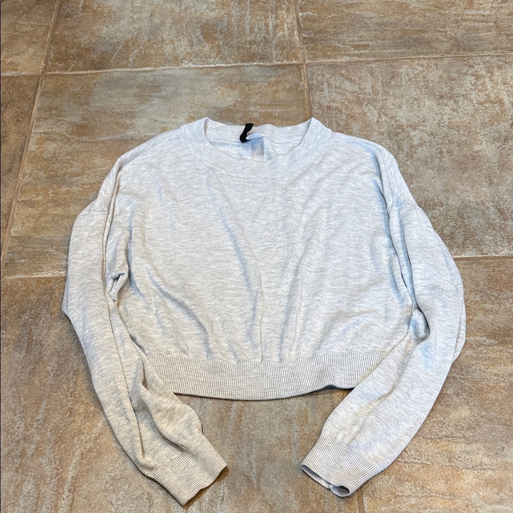 Divided Heather Gray Knit Top